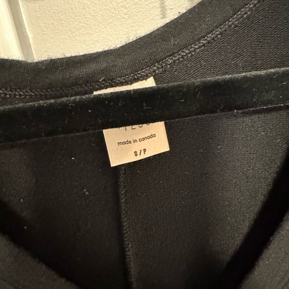 Smash + Tess Henley Romper in black. size small - Picture 2 of 3